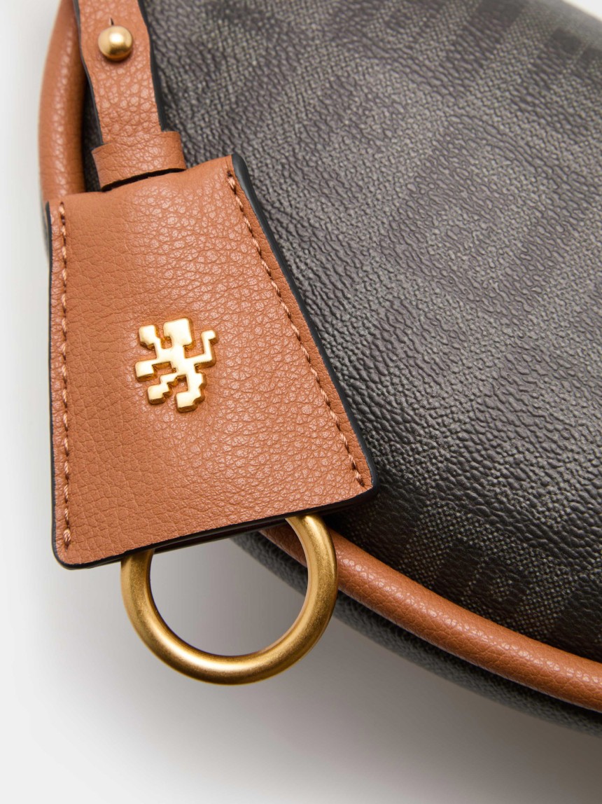 Monogrammed shoulder bag