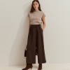 Pleated palazzo trousers
