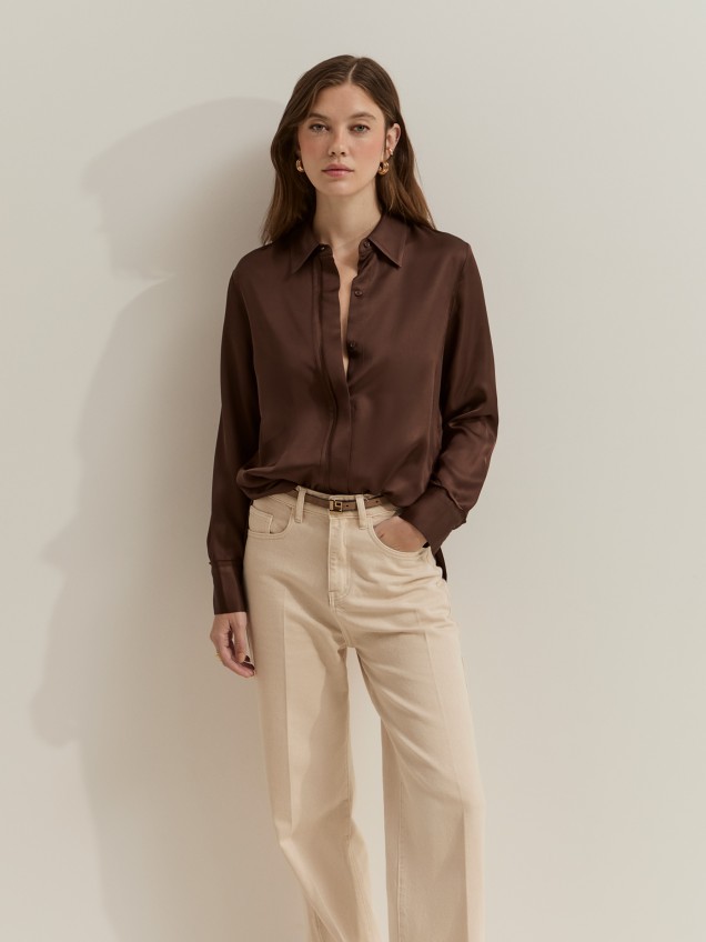 Camisa acetinada - Image product