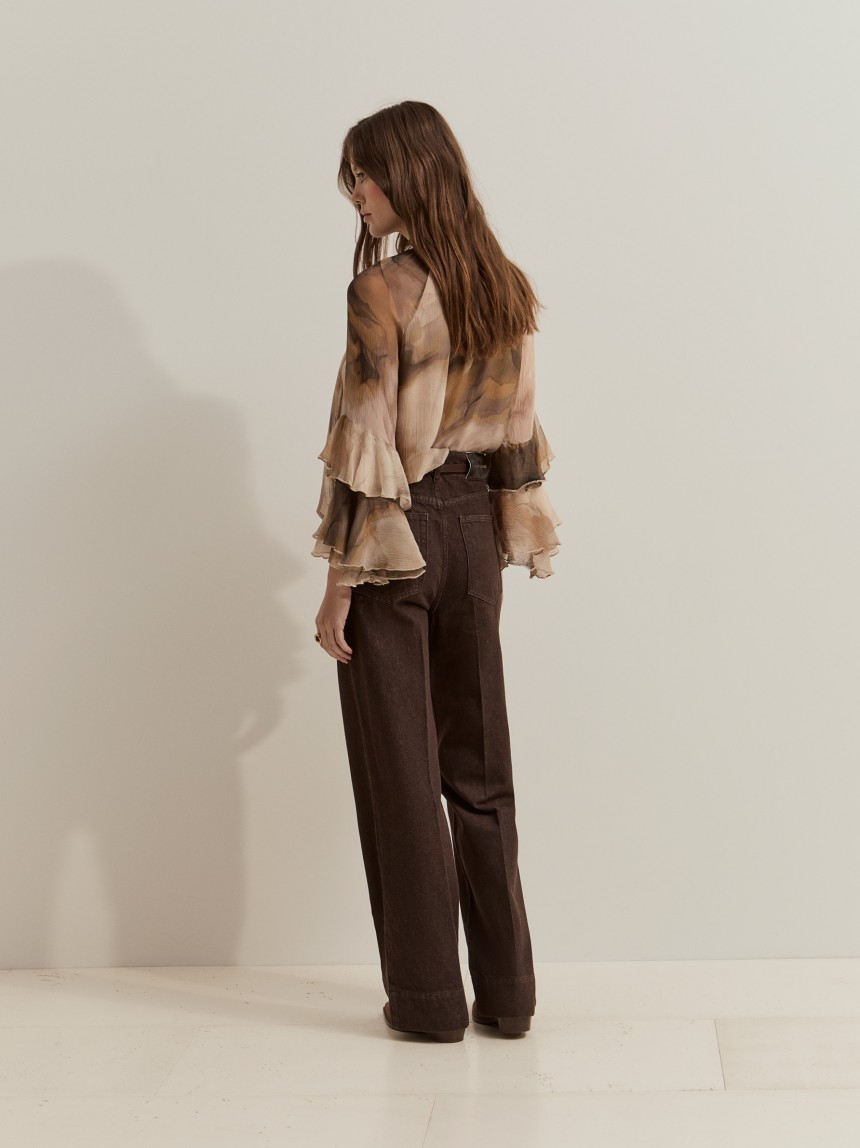Cal�as de ganga wide leg