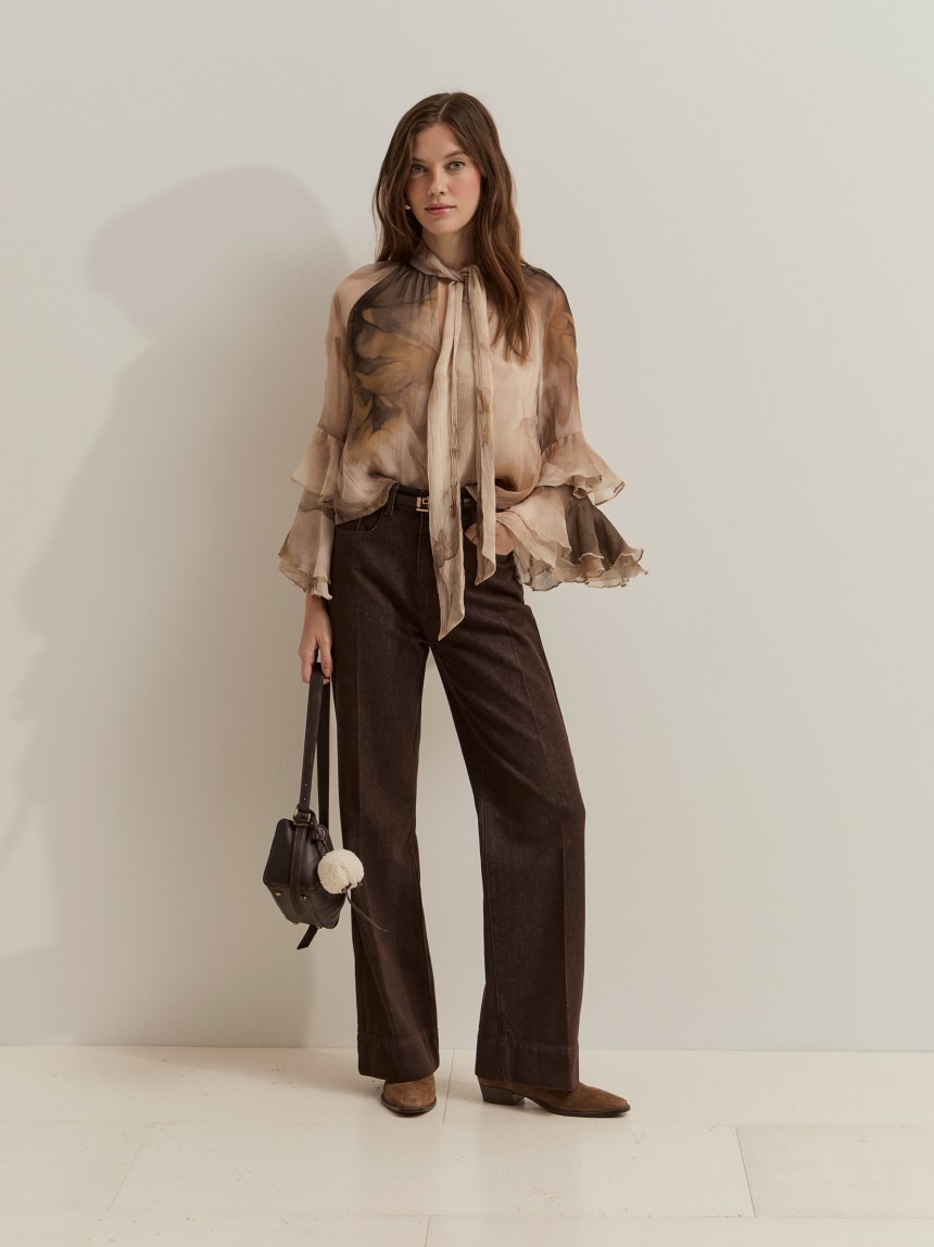Cal�as de ganga wide leg