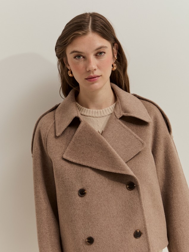 Short woollen coat - Image product