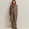 Water-repellent gabardine