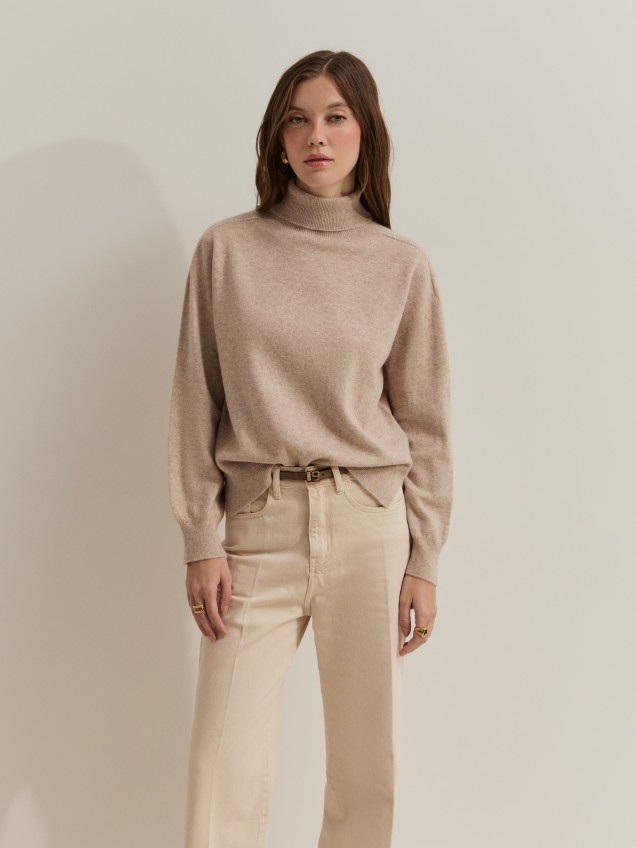 Jersey de cuello alto con brillo - Image product