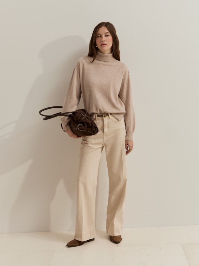 Jersey de cuello alto con brillo - Image product