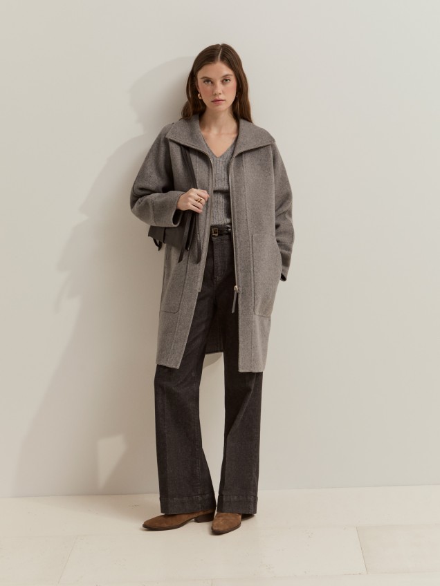 Wool twill coat - Image product