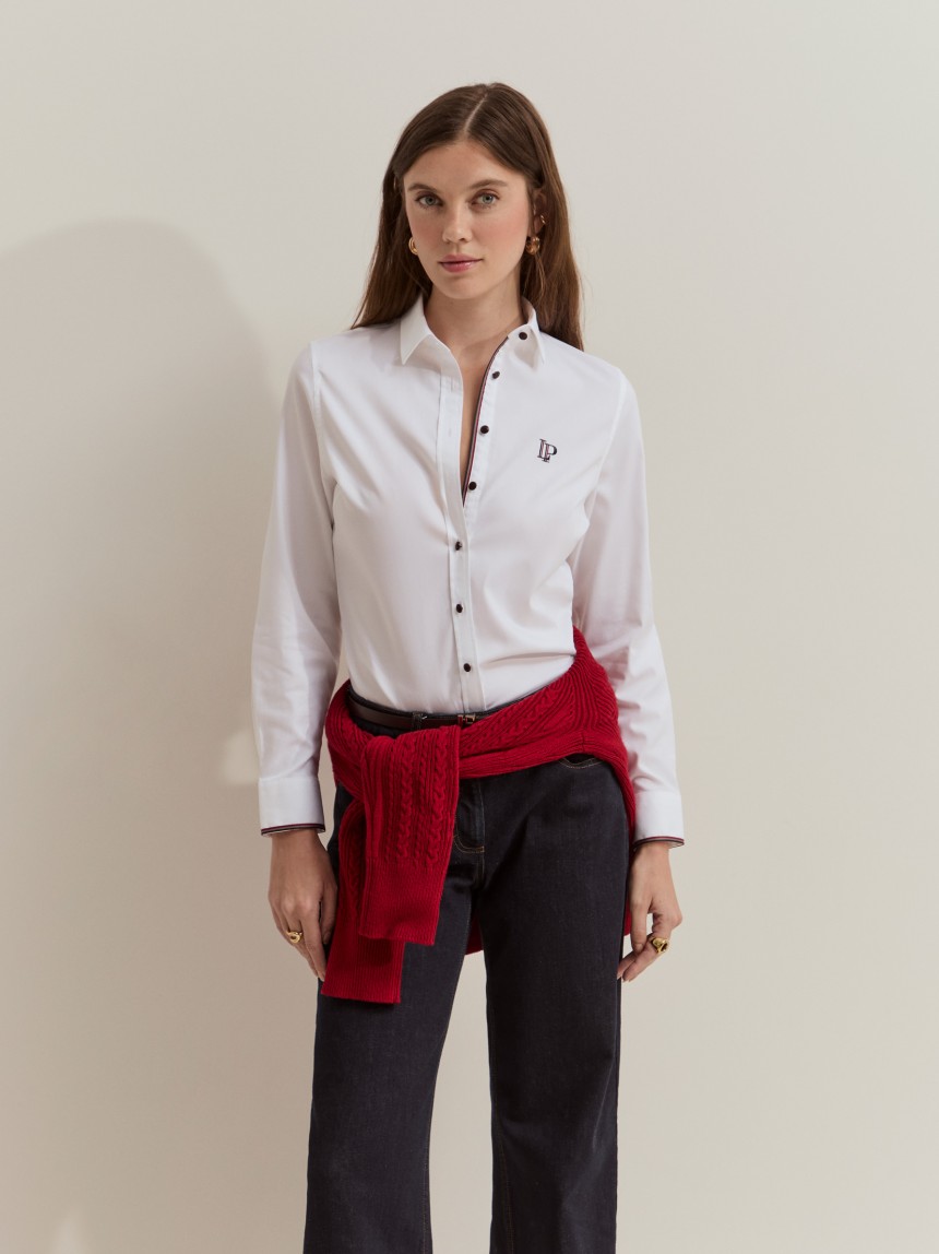 Camisa cl�sica de algod�n