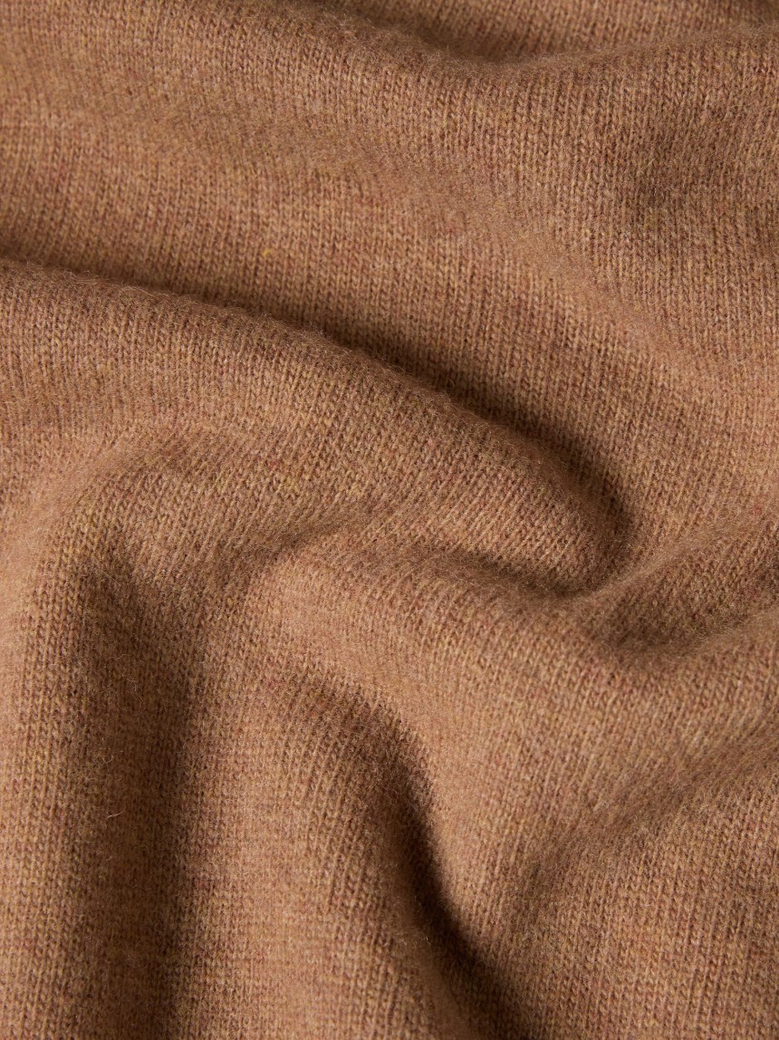 Half-zip jumper made of wool