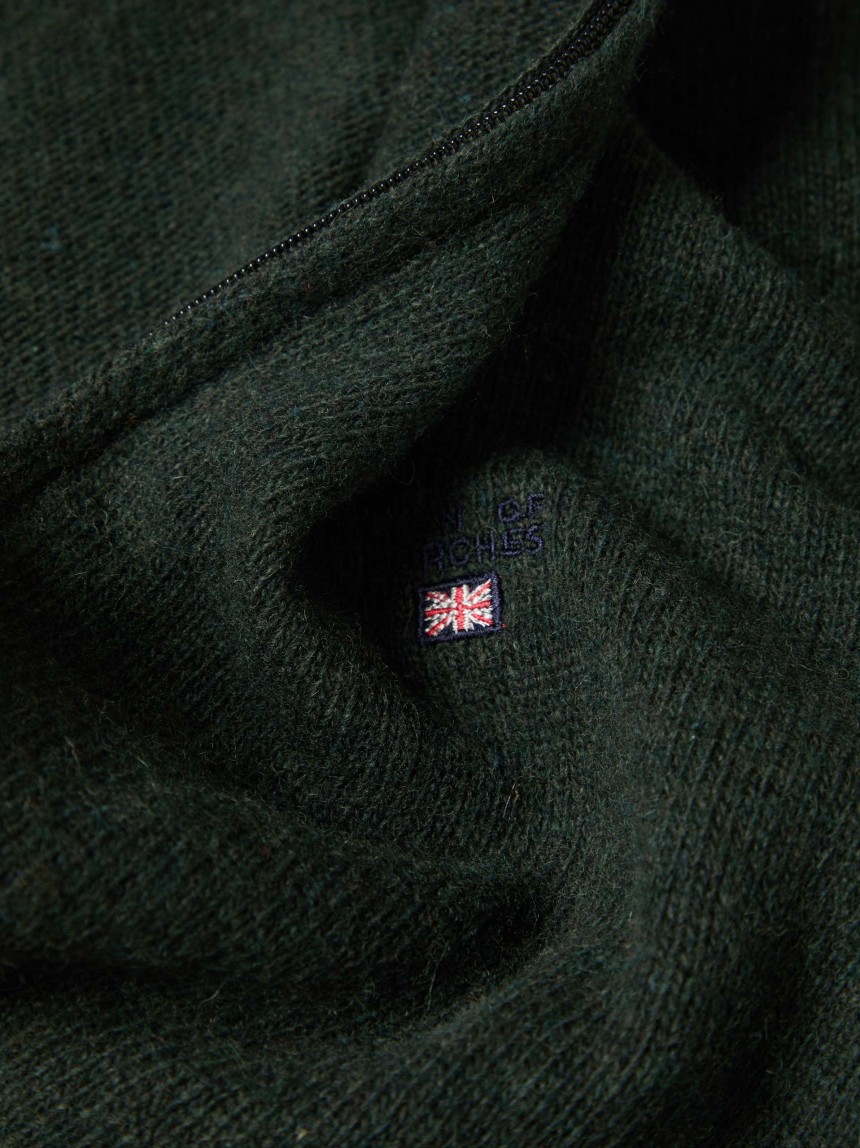 Chaqueta de punto con lana