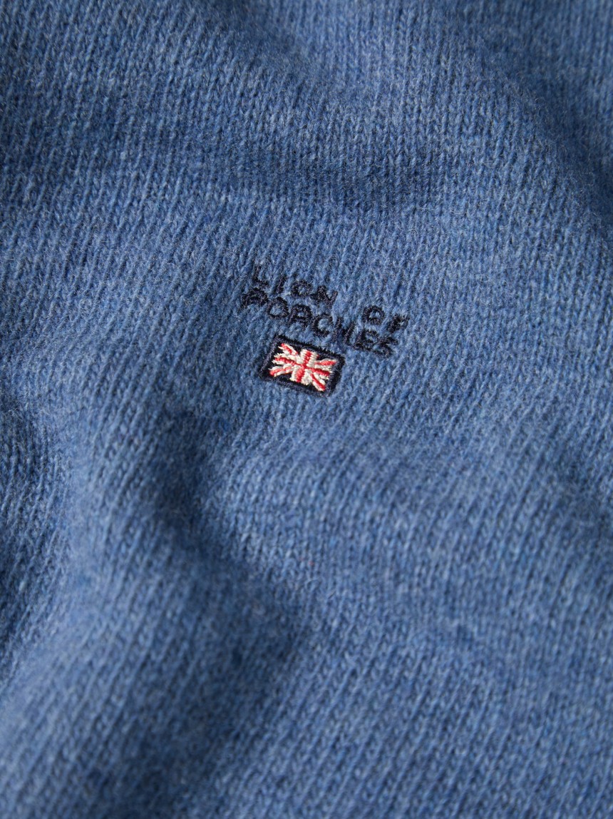 Wool-blend knitted jumper