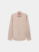 Slim fit flannel shirt