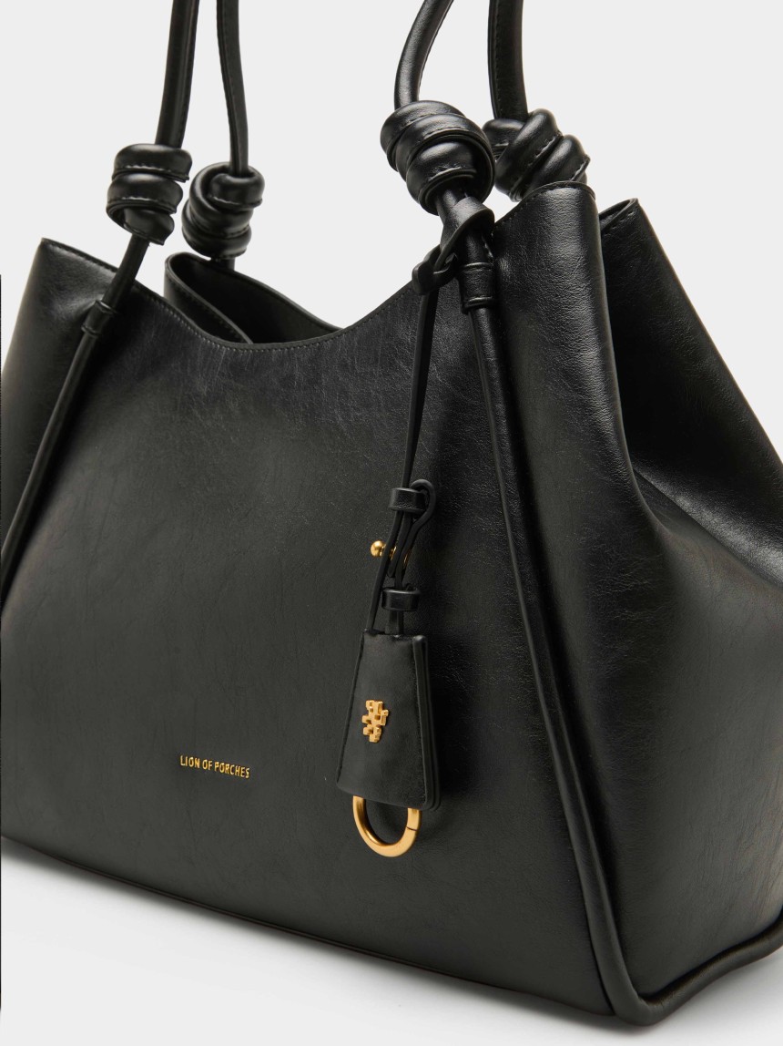 Knot-detail shoulder bag