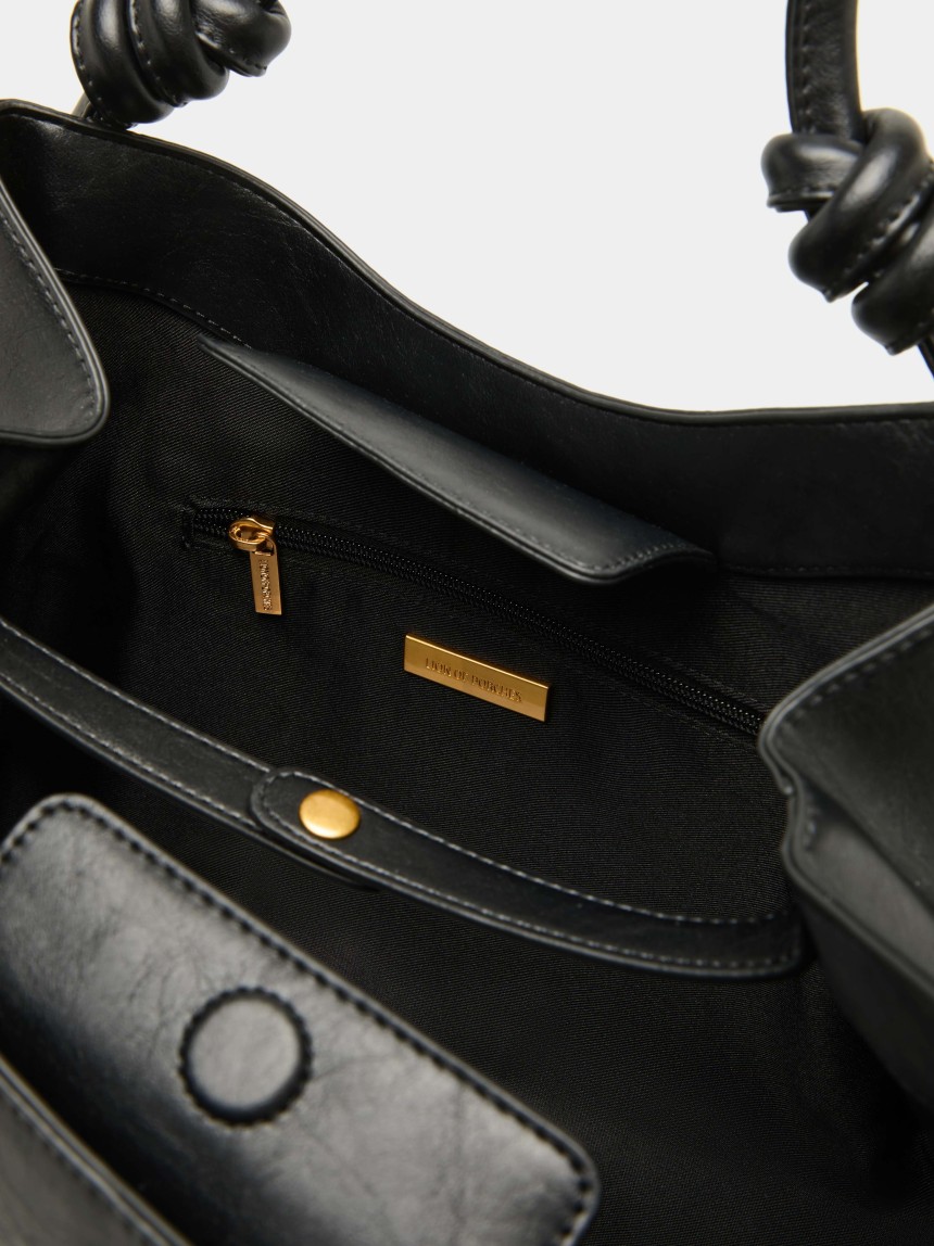Knot-detail shoulder bag