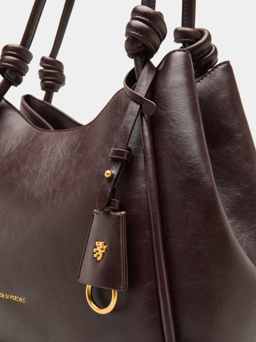 Knot-detail shoulder bag