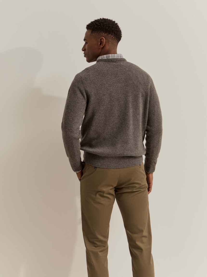 Wool-blend jumper