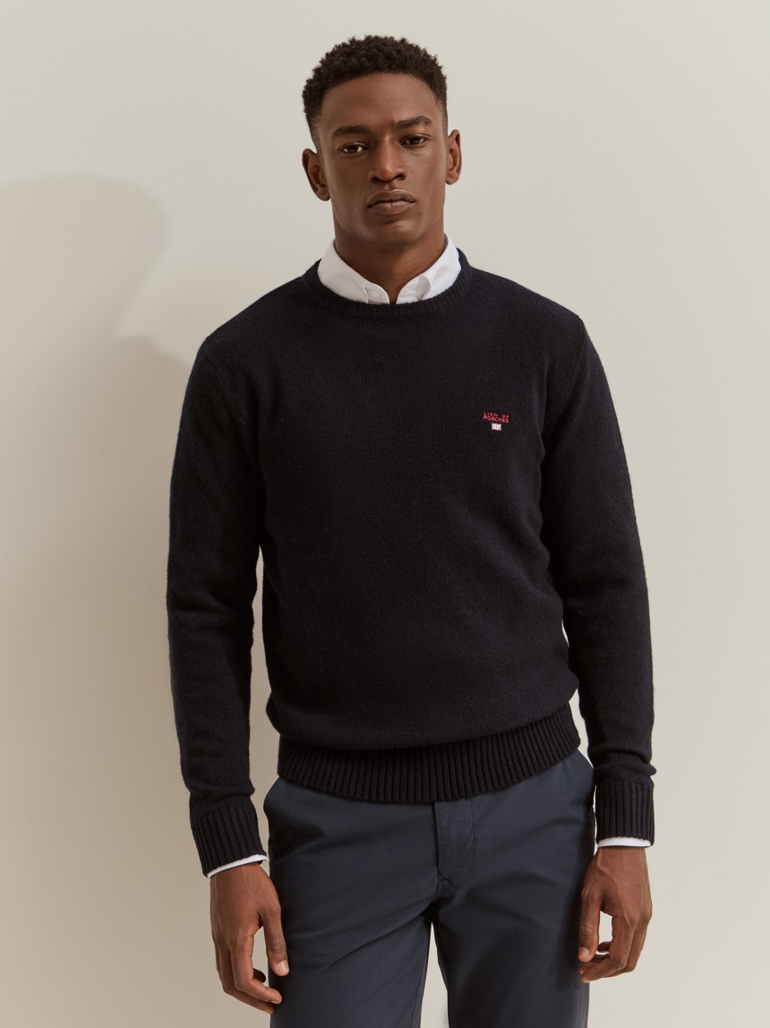 Wool-blend jumper