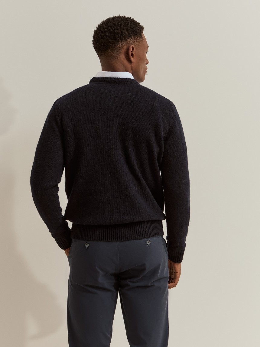 Wool-blend jumper