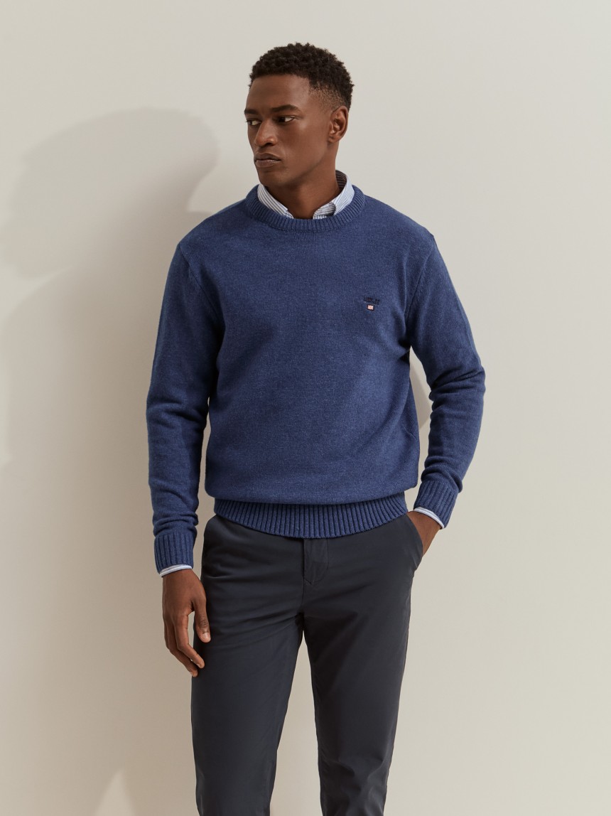 Wool-blend jumper