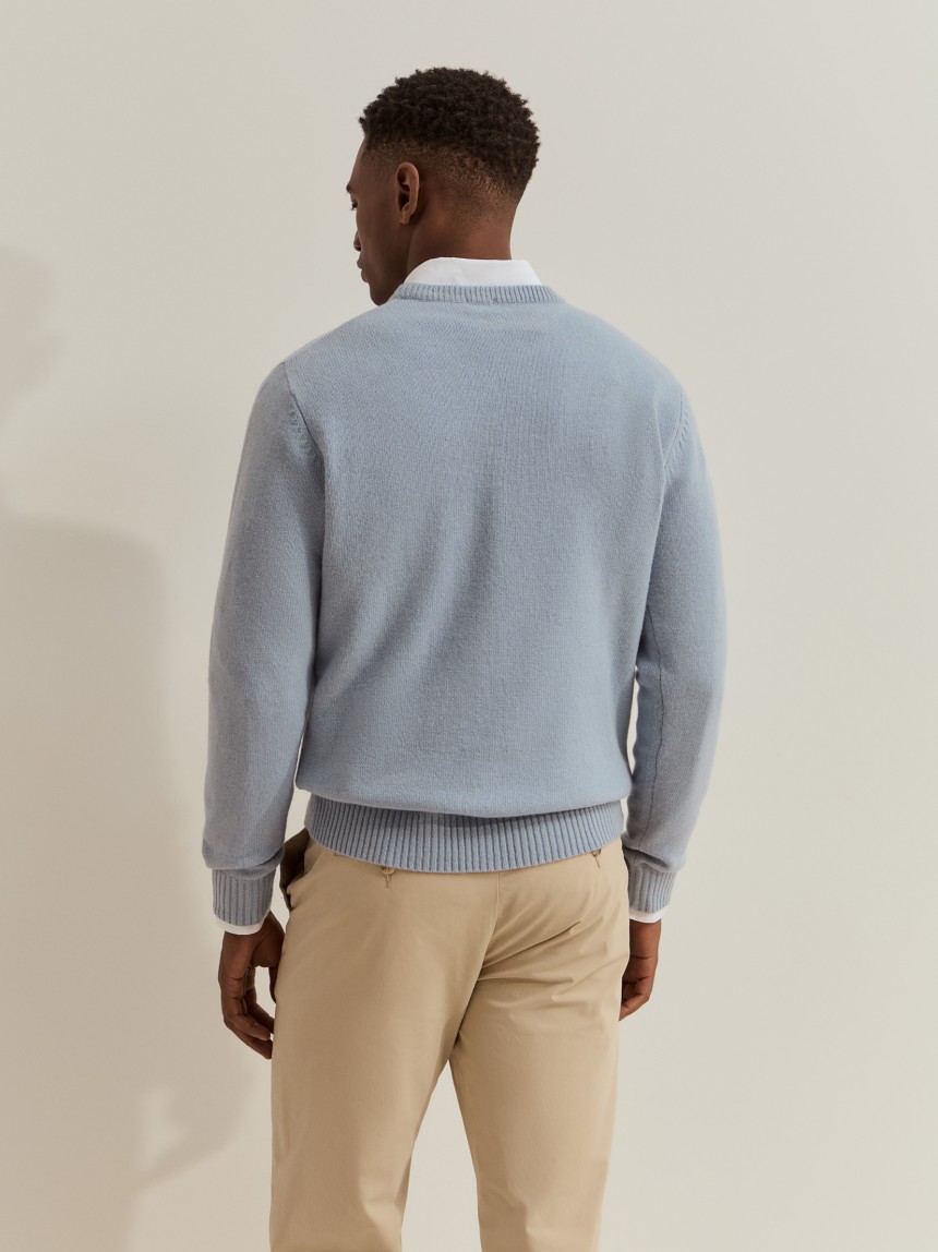 Wool-blend jumper