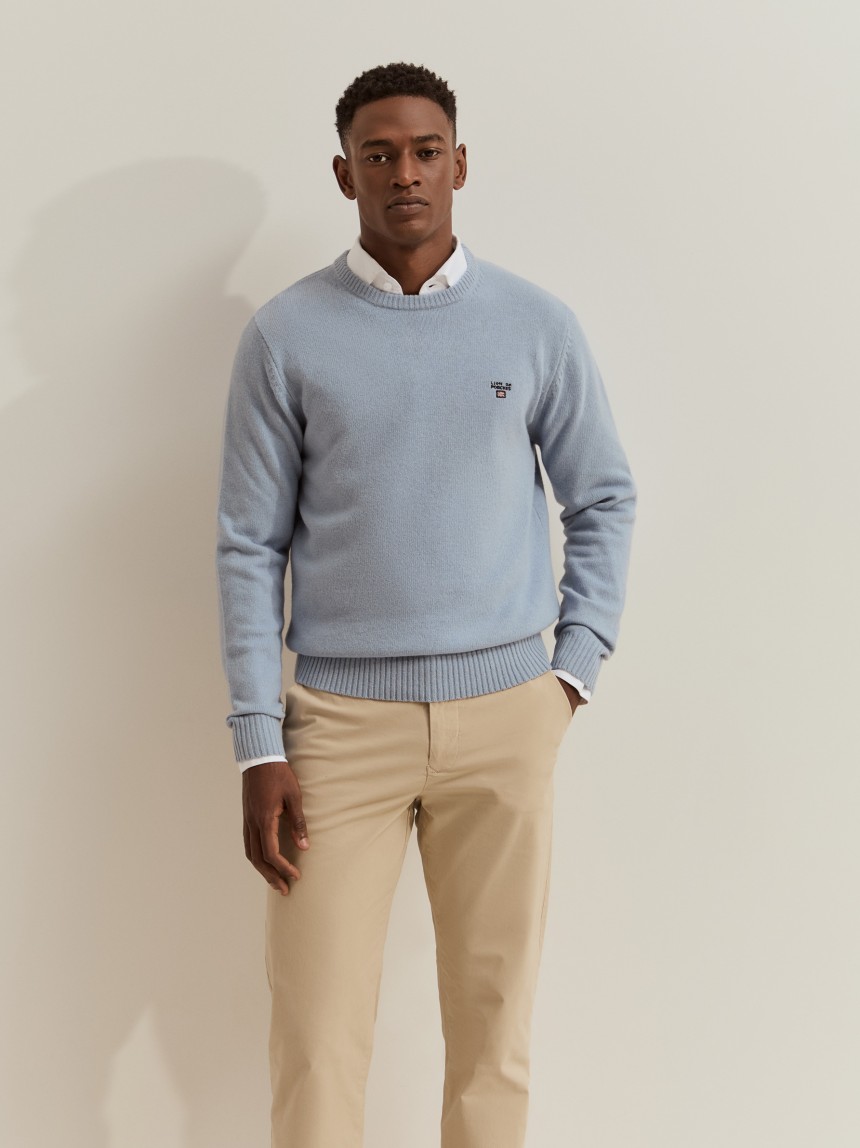 Wool-blend jumper