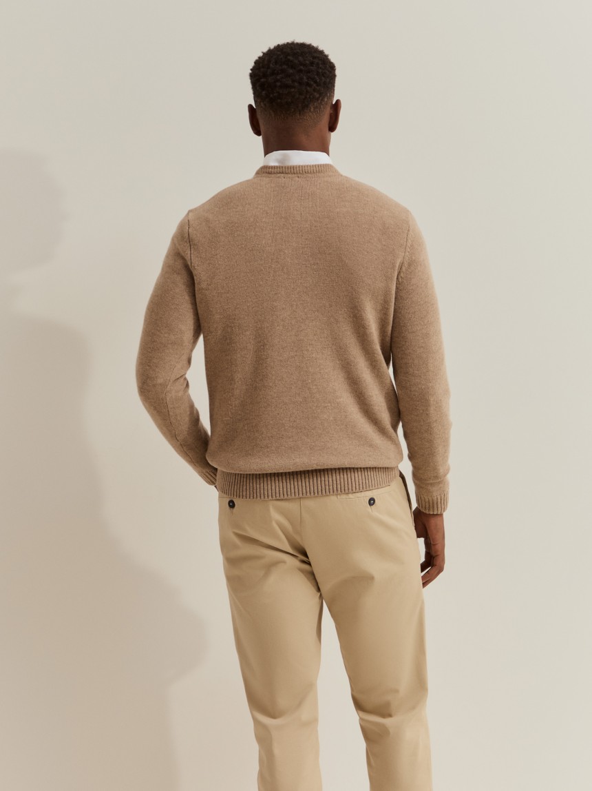 Wool-blend jumper
