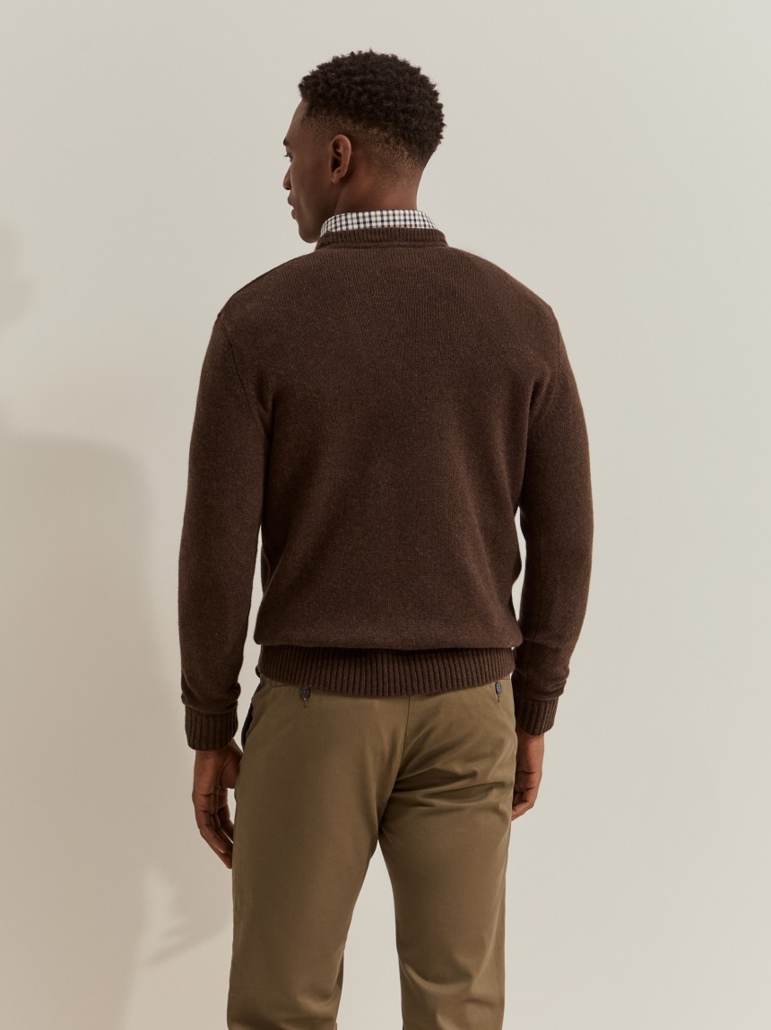 Wool-blend jumper