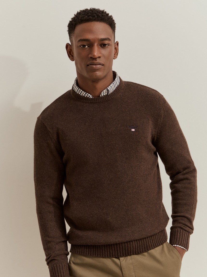 Wool-blend jumper