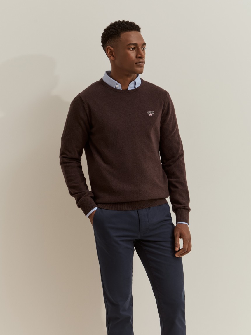 Basic woollen jumper