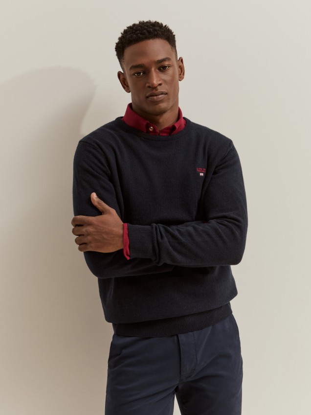 Basic woollen jumper - Image product