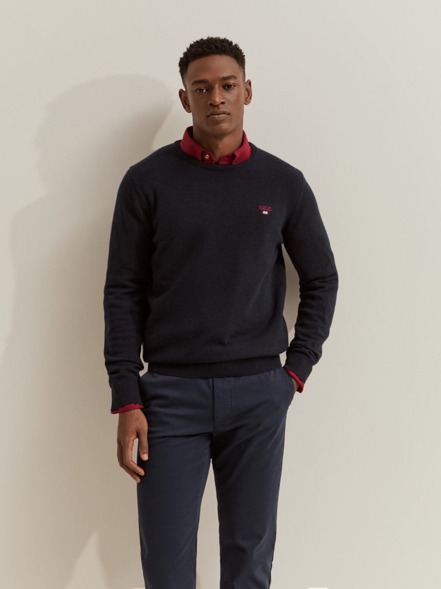 Basic woollen jumper