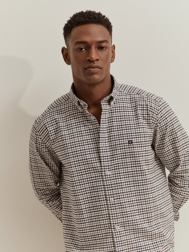 Camisa a cuadros de corte regular - Image product