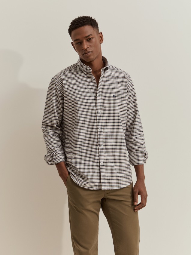 Camisa a cuadros de corte regular - Image product