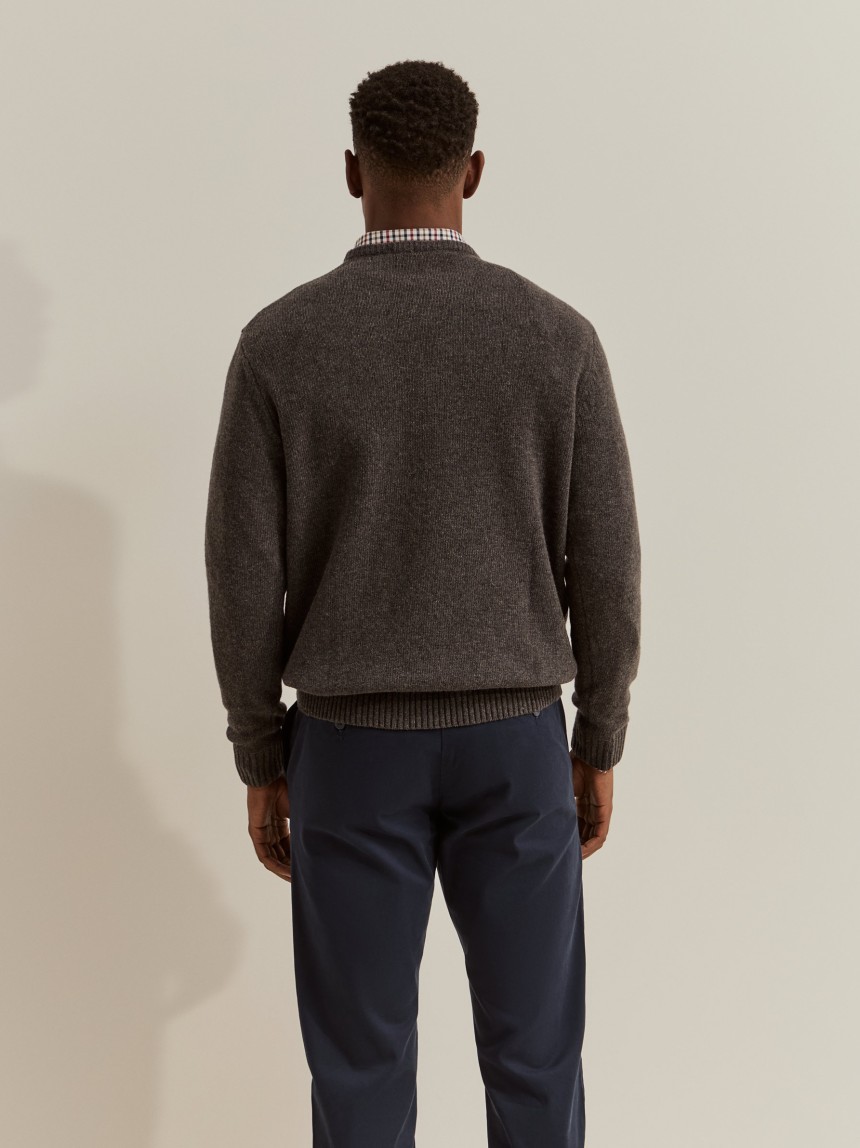 Wool-blend jumper