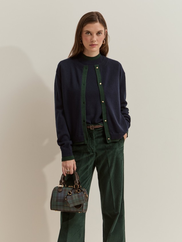 Woolen knit jacket - Image product