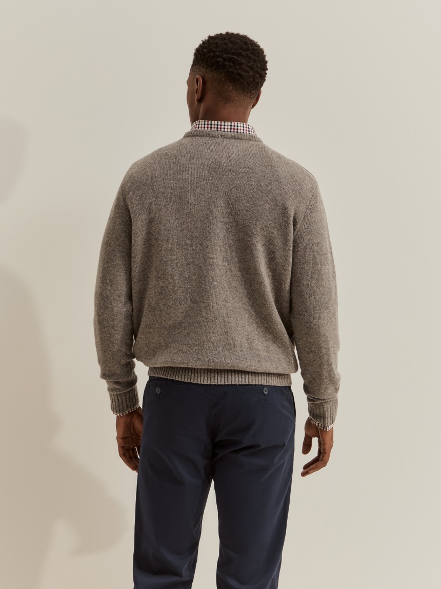 Wool-blend jumper
