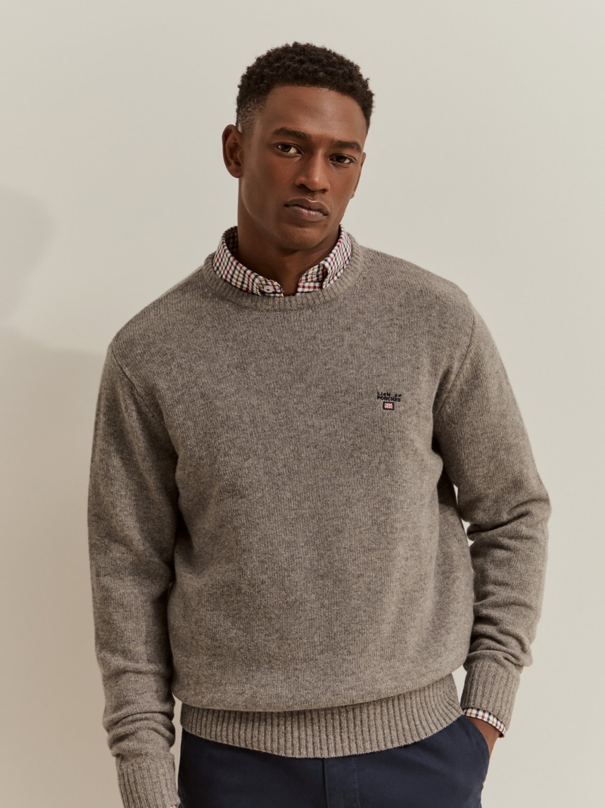 Wool-blend jumper