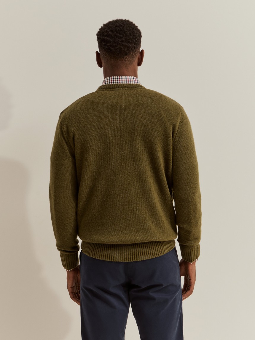Wool-blend jumper