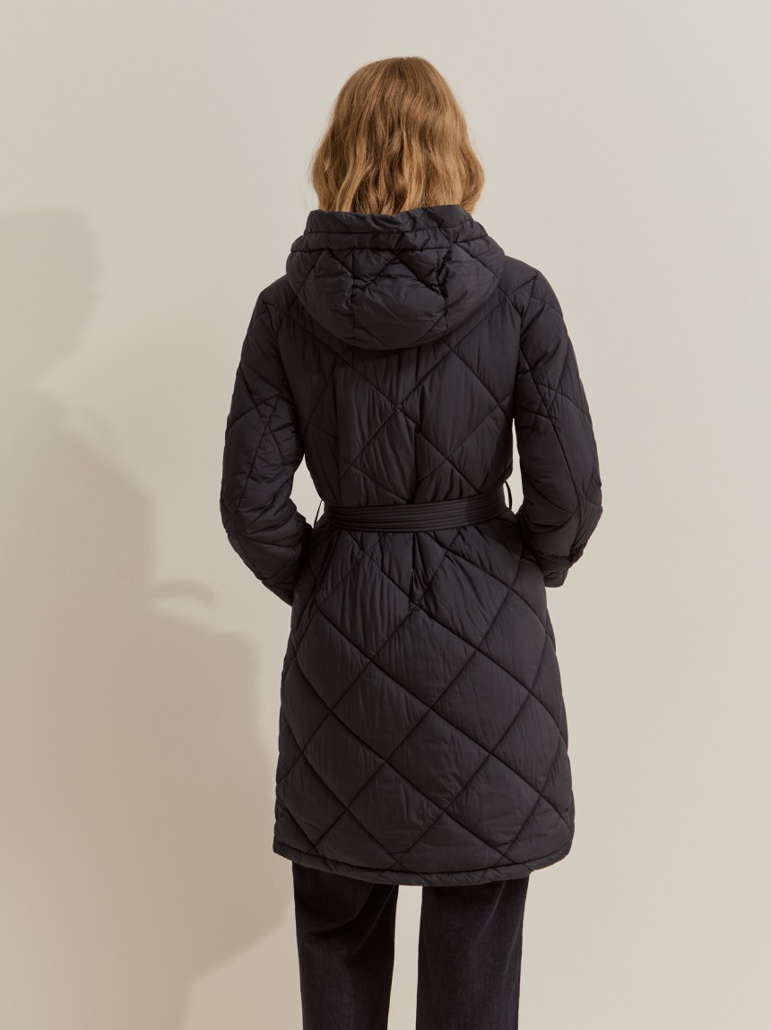 Hooded padded jacket