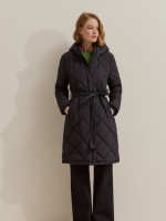 Hooded padded jacket