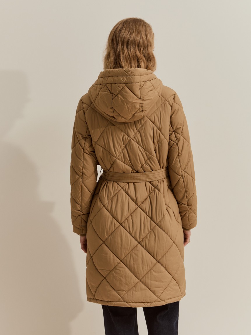 Hooded padded jacket