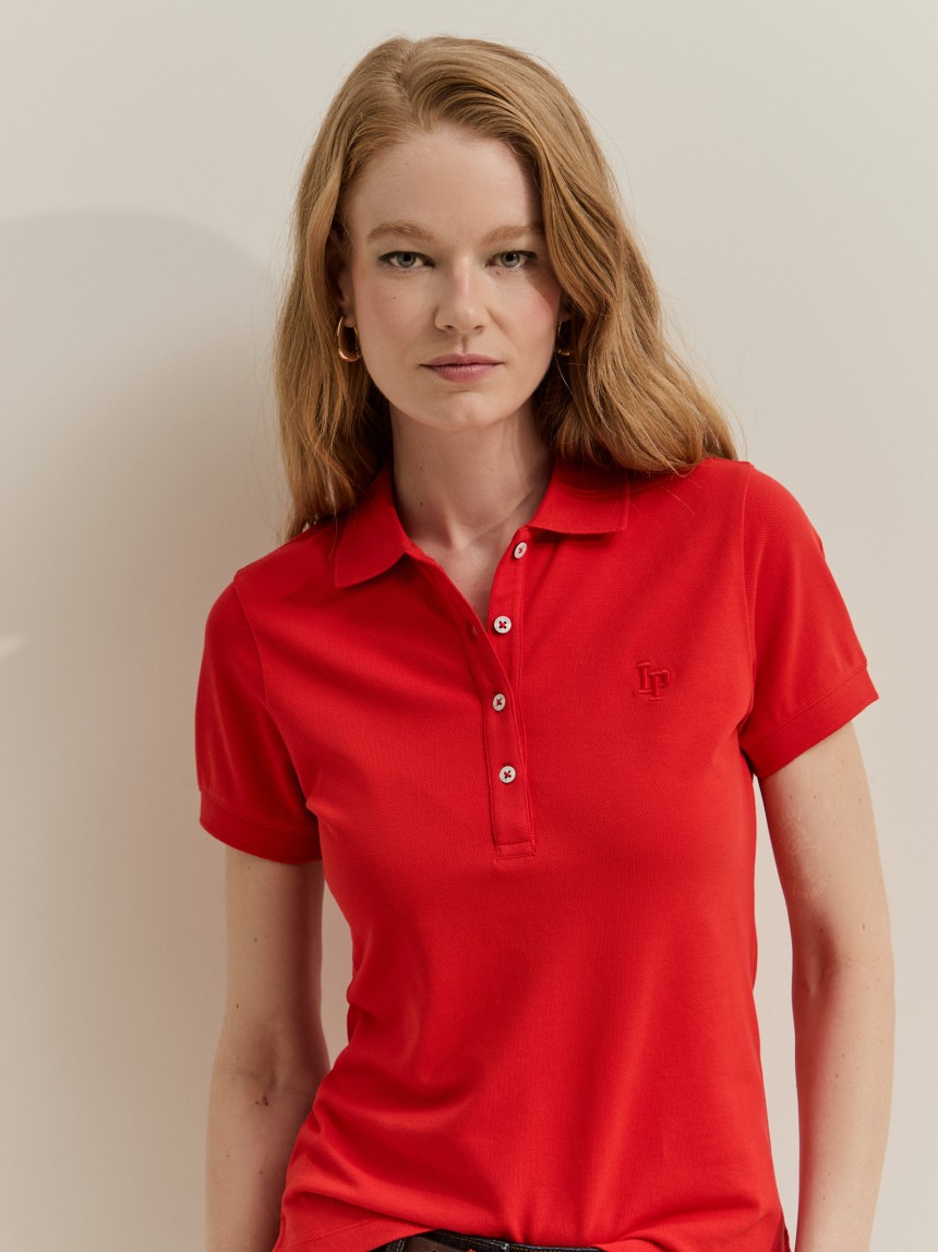 Polo de piqu� de algod�n