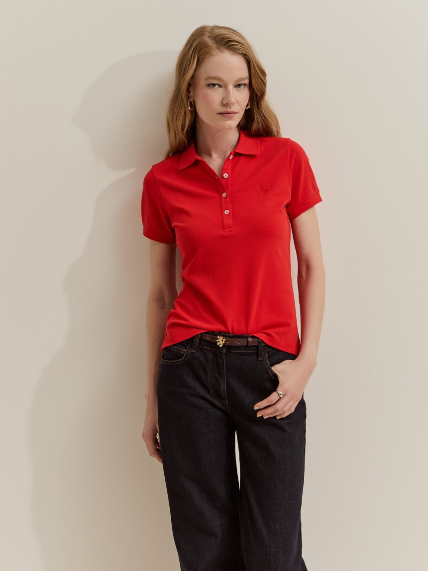 Polo de piqu� de algod�n