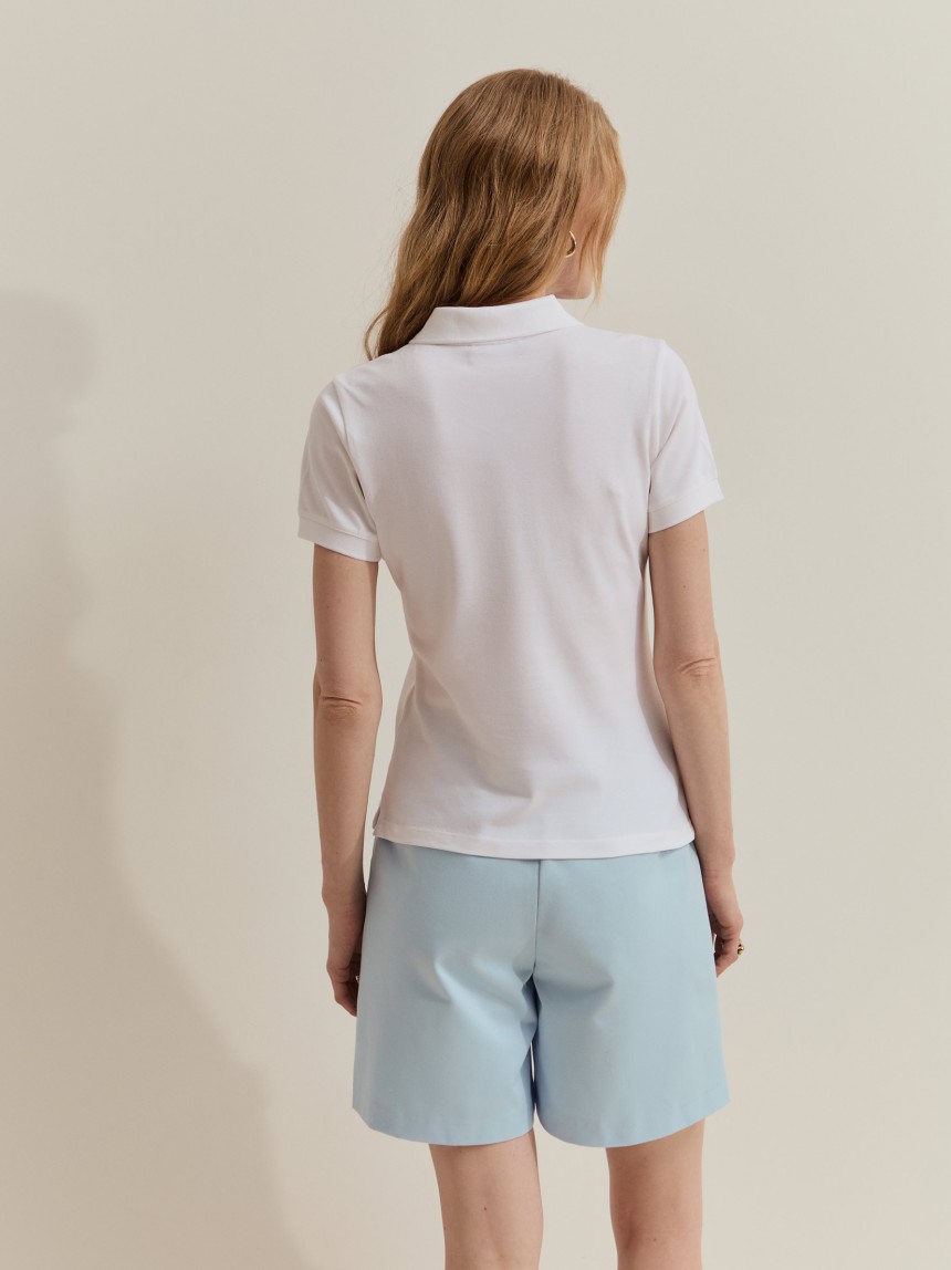 Polo de piqu� de algod�n