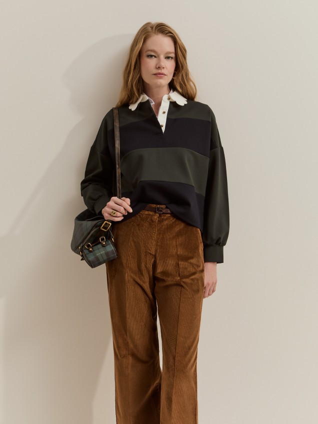 Striped polo shirt - Image product