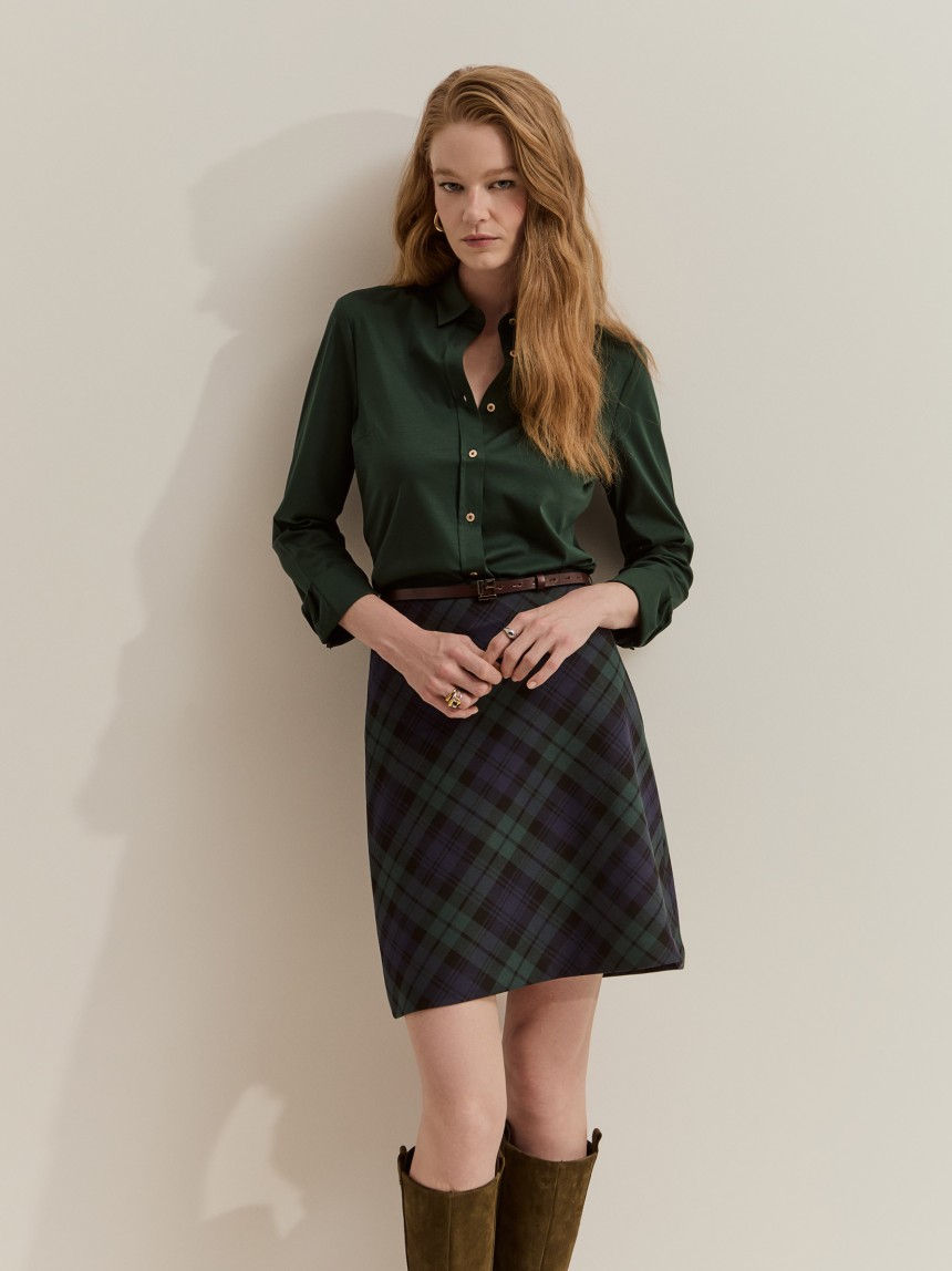 Regular fit cotton shirt