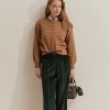 100% wool sweater with fringes