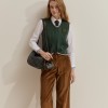 Knitted 100% wool vest
