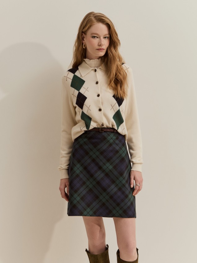 Minifalda a cuadros - Image product