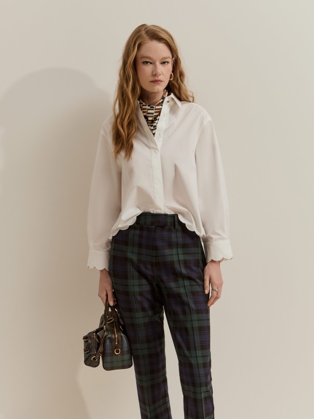 pantalones chinos a cuadros - Image product