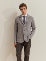 Blazer de malha com l�